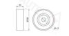 AUTEX 651305 Deflection/Guide Pulley, v-ribbed belt
